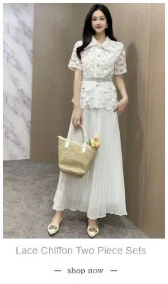 Embroidery Lace Long Cake Dress for Women Evening and Birthday Parties