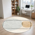 Modern Style Round Carpet Thickened Anti Slip Mat Soft Fluffy Decor Rug
