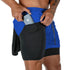 Men's Gym Shorts Camo 2 in 1 Performance Fitness Shorts Summer