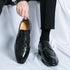 Stylish Brogue Lace-Up Business Formal Shoes for Men – Perfect for Office, Banquet, and Outdoor Parties in Sizes 38-48