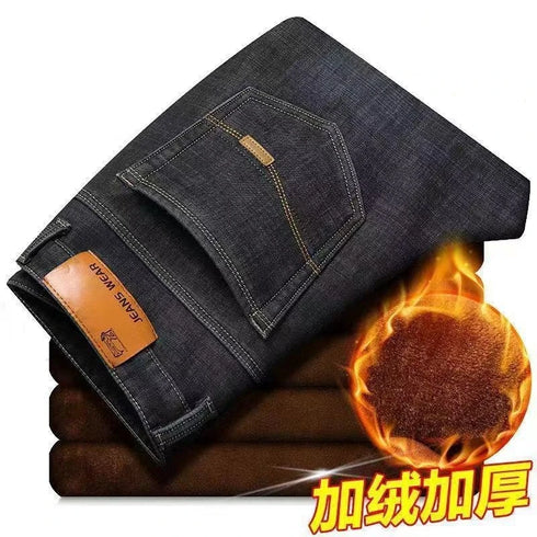 Men's Jeans Spring Straight Leg Casual Comfortable Work Pants