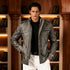 Fleece-lined Faux-Leather Jacket — Warm, Slim & Winter-Ready