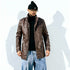 Fleece-lined Faux-Leather Jacket — Warm, Slim & Winter-Ready